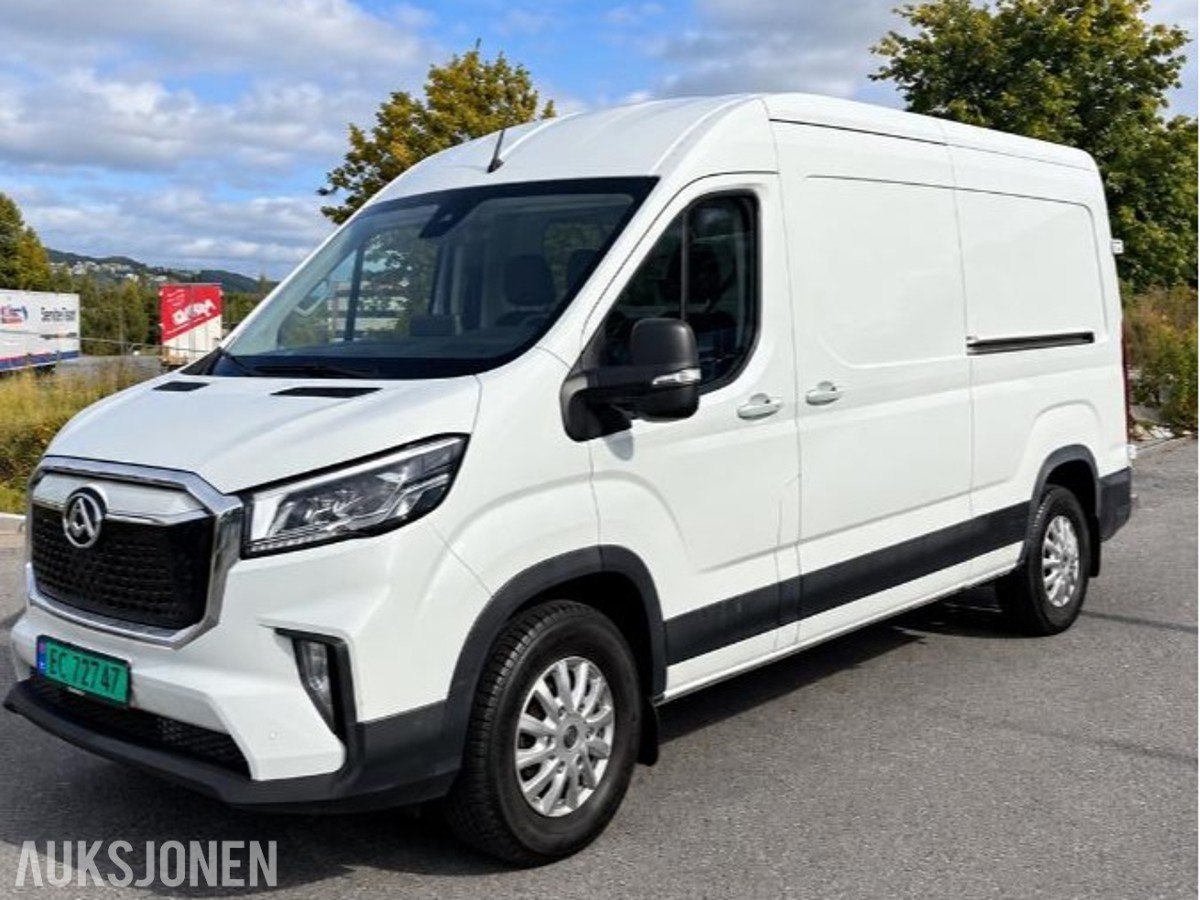 2021 Maxus e-Deliver 9 L3 200hk 72kWt, 76500km 3-seter, Cruisekontroll, Ryggekamera