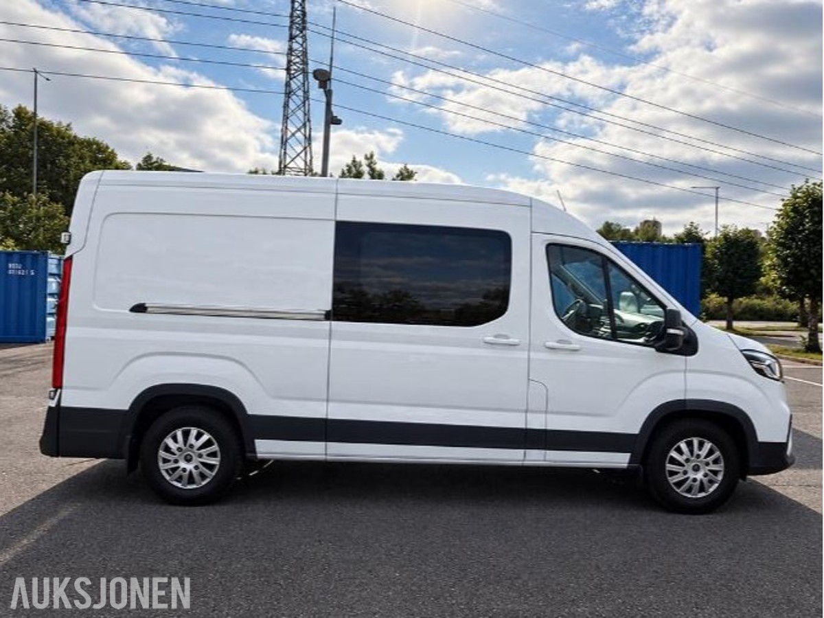 2021 Maxus e-Deliver 9 L3 200hk 72kWt, 76500km 3-seter, Cruisekontroll, Ryggekamera