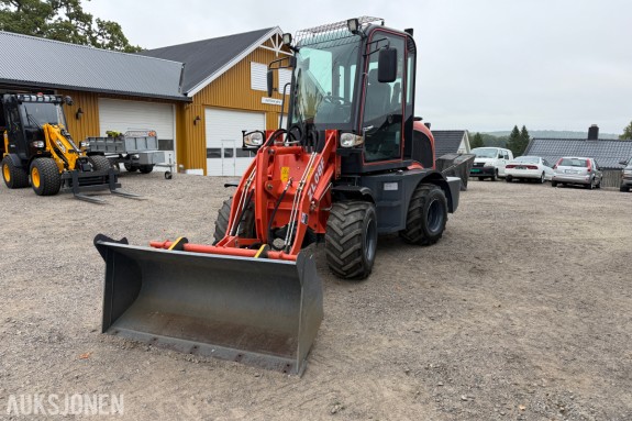 2024 Hongyuan ZL08F hjullaster 4WD - 214 timer - skuff og pallegafler - hydraulisk redskapslås - tredje hydraulikkfunksjon ⁠