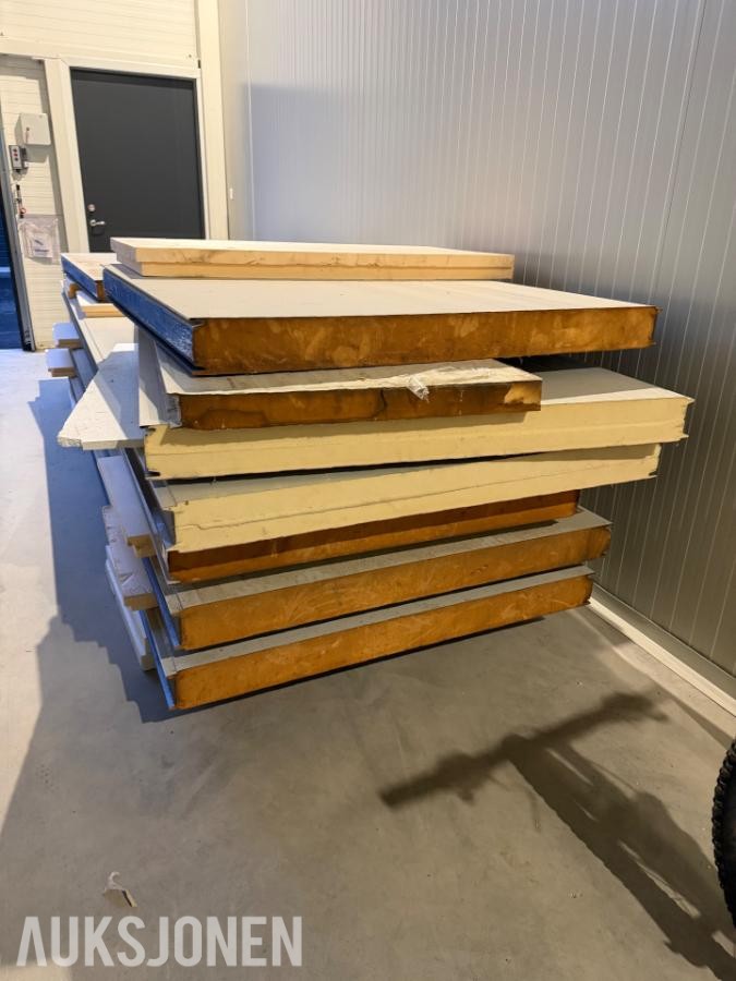Sandwichelementer isolerte byggeplater Paneltech - 14 paneler
