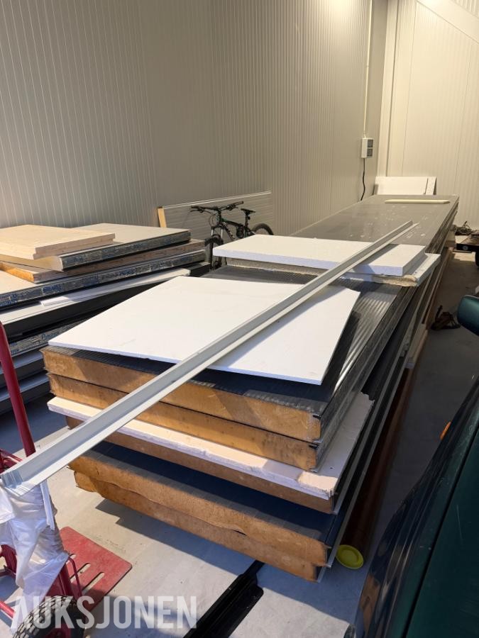 Sandwichelementer isolerte byggeplater Paneltech - 14 paneler