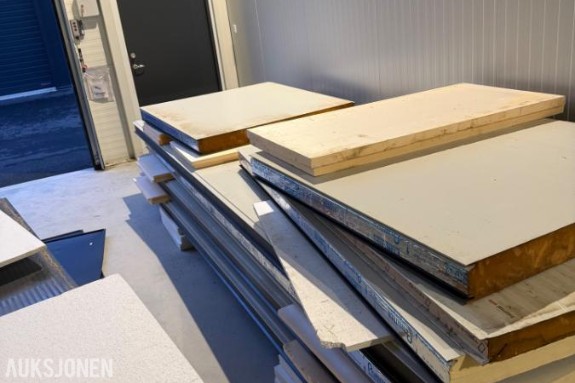 Sandwichelementer isolerte byggeplater Paneltech - 14 paneler