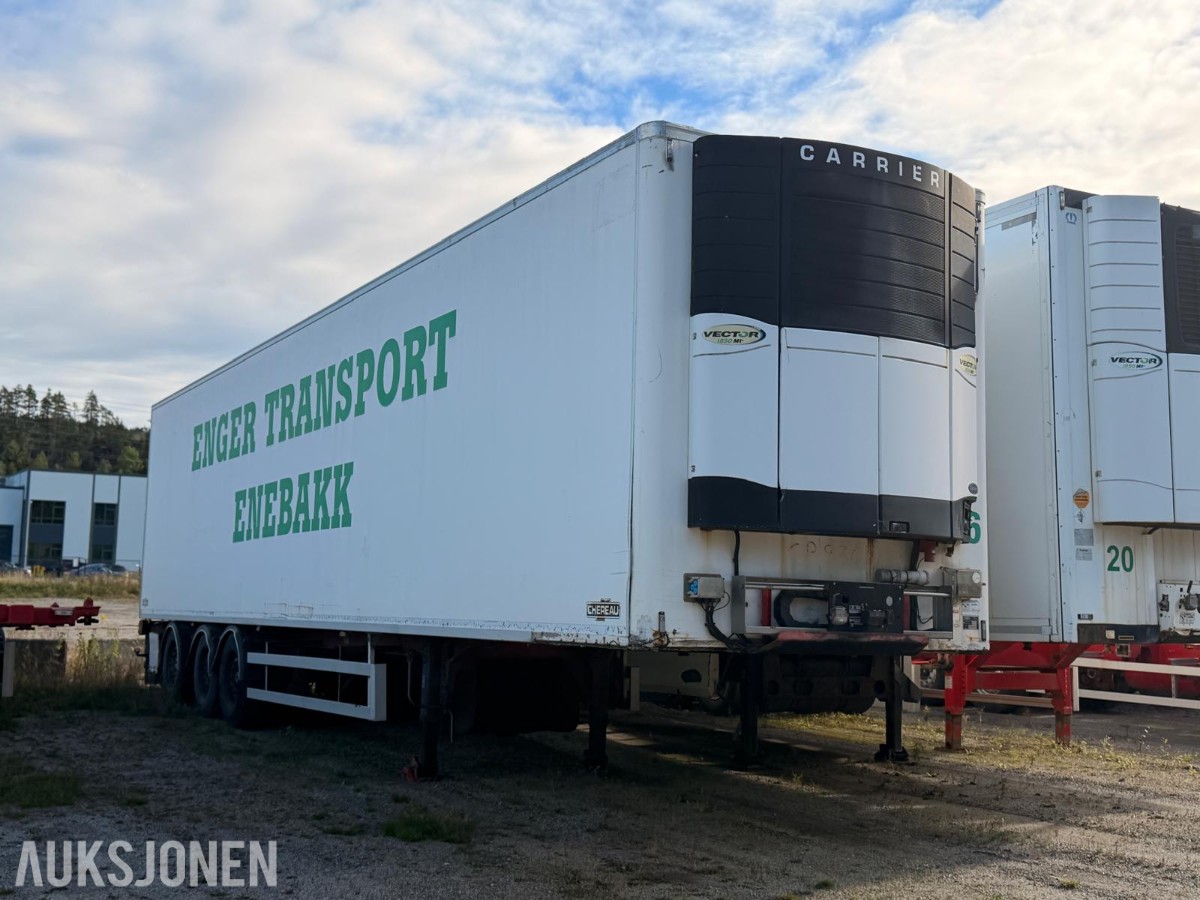 2007 Chereau Inogam kjølesemitrailer med Carrier Vector 1850 MT