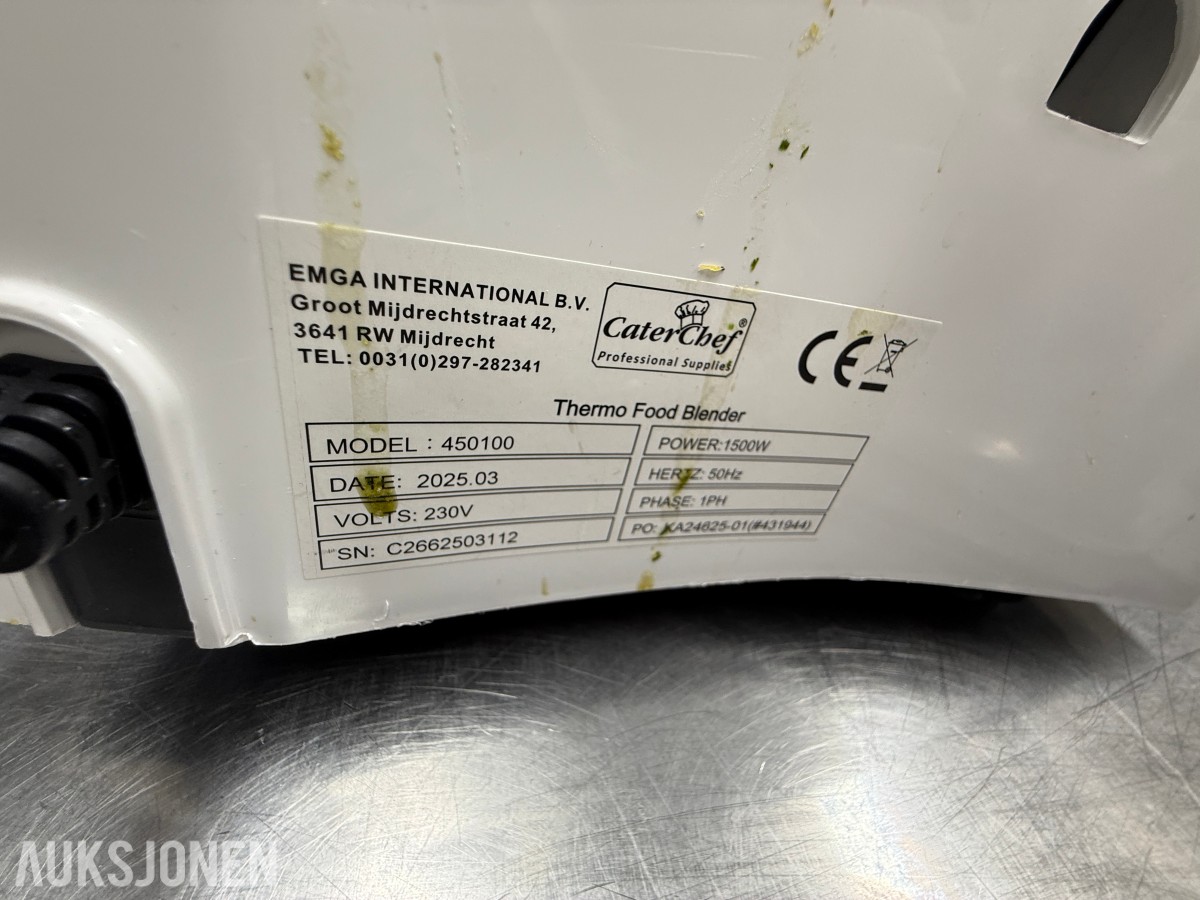 CaterChef Thermo Food Blender – modell 450100 – 1500 W