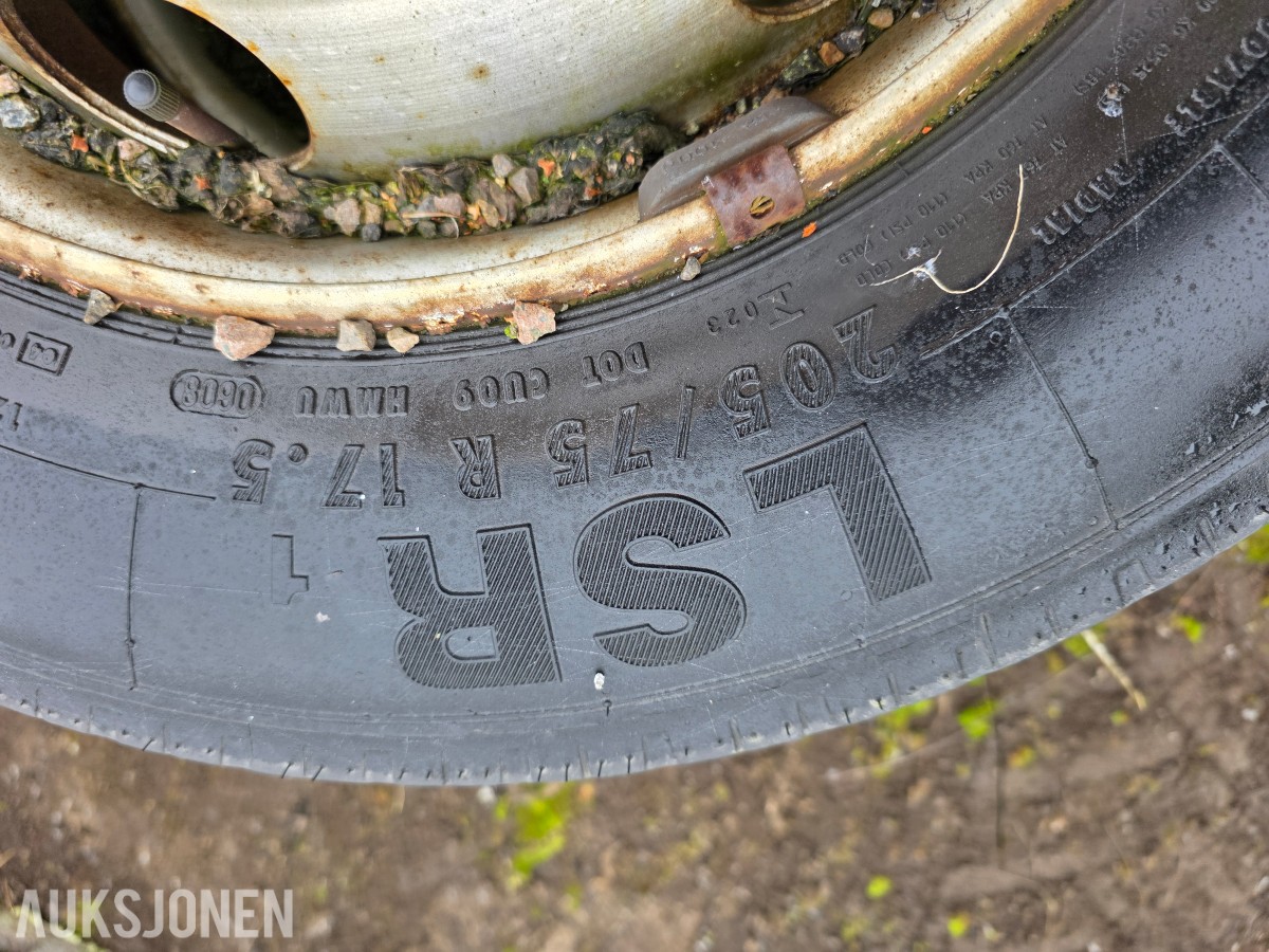 lastebilhjul 12 stk- Nissan 714 7,5 tonn