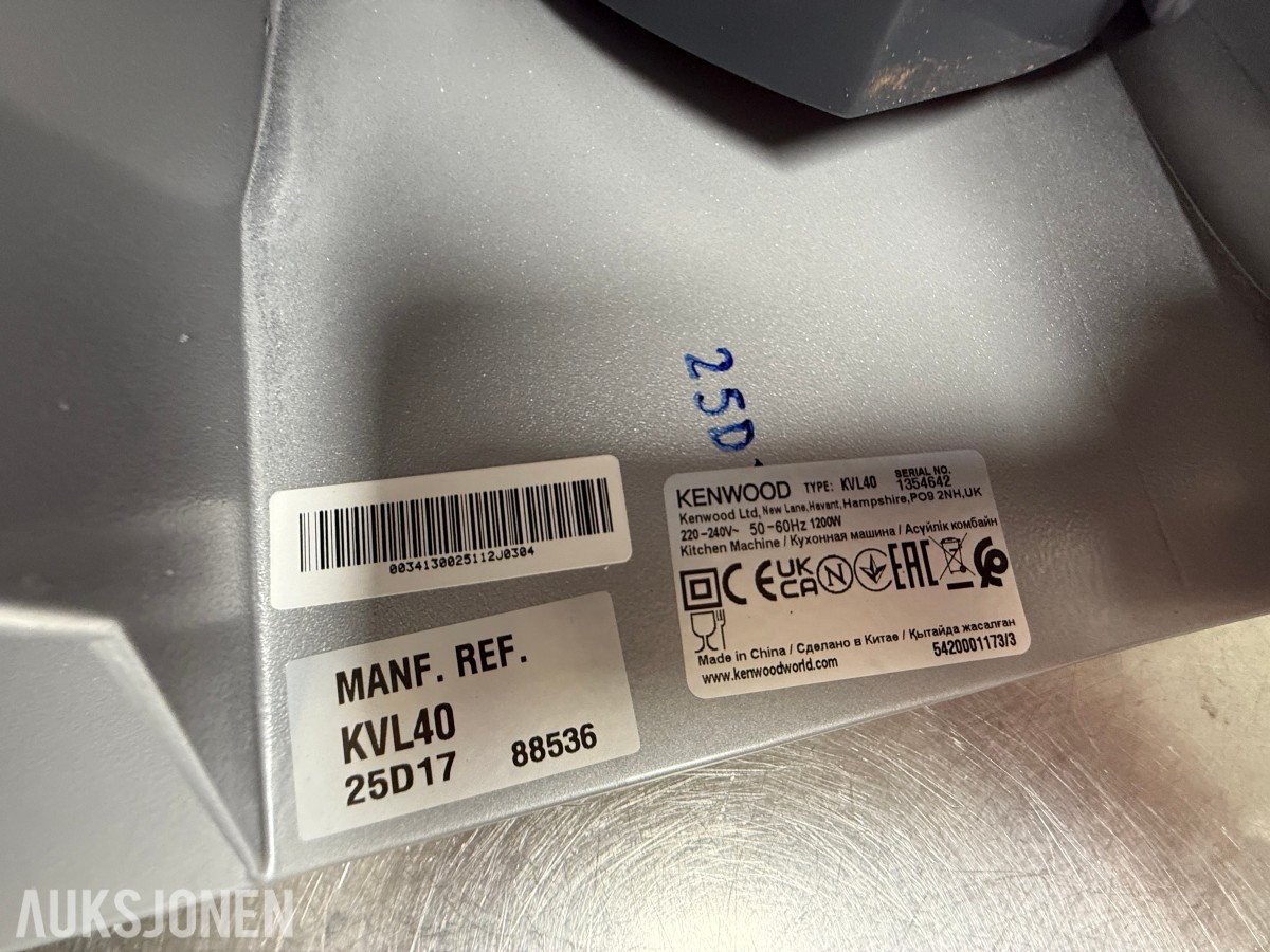 Kenwood Chef XL KVL40 kjøkkenmaskin – 1200 W