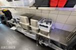 Stort parti kjøkkenutstyr og oppbevaring – restaurant/storkjøkken