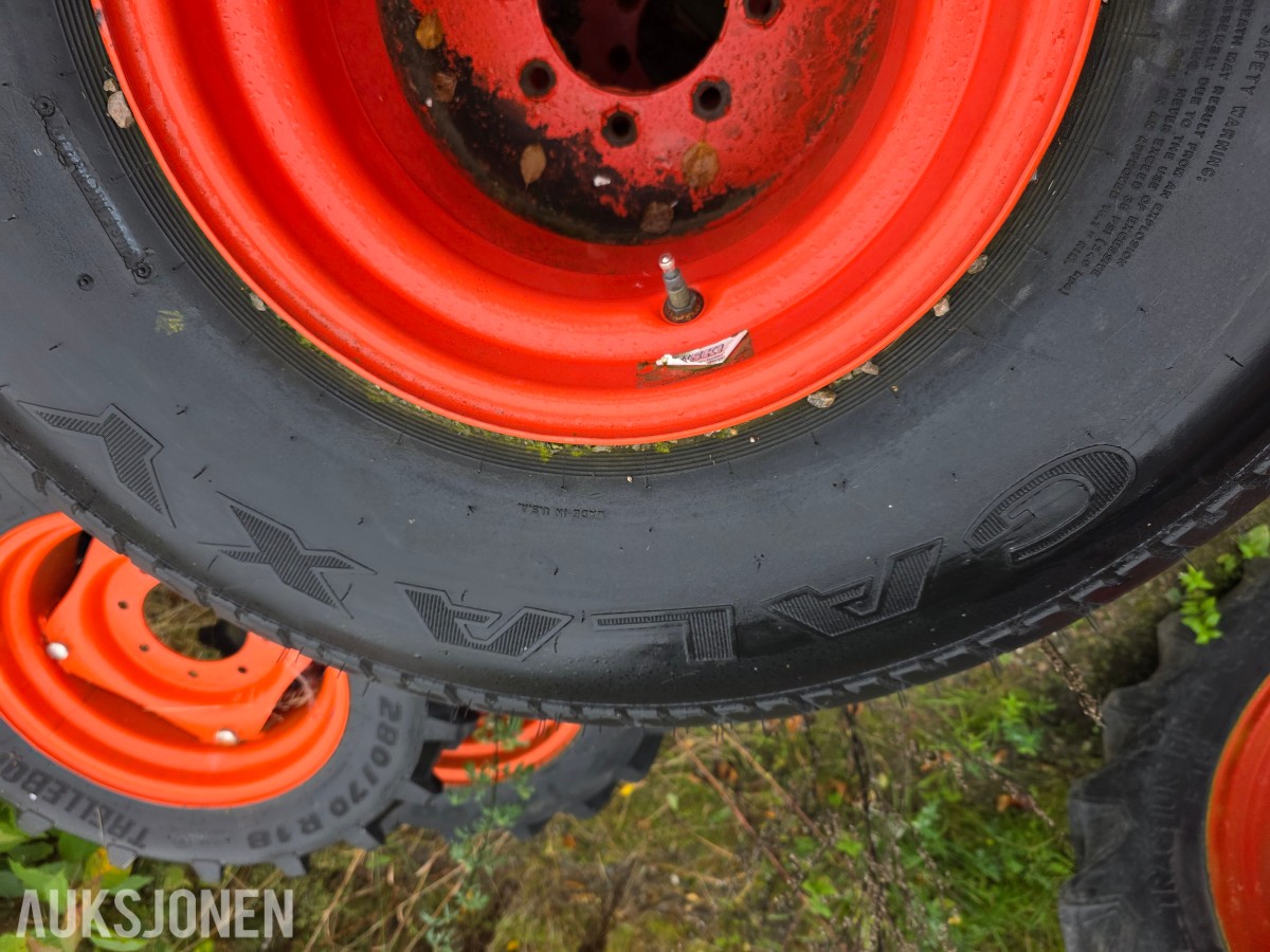 Gresshjul 2 stk passer kubota 41/18LLX16.1