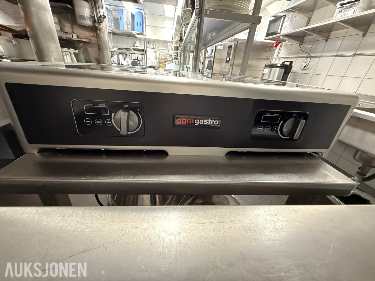 GGM Gastro dobbel induksjonsplate – 6 kW – 2025-modell