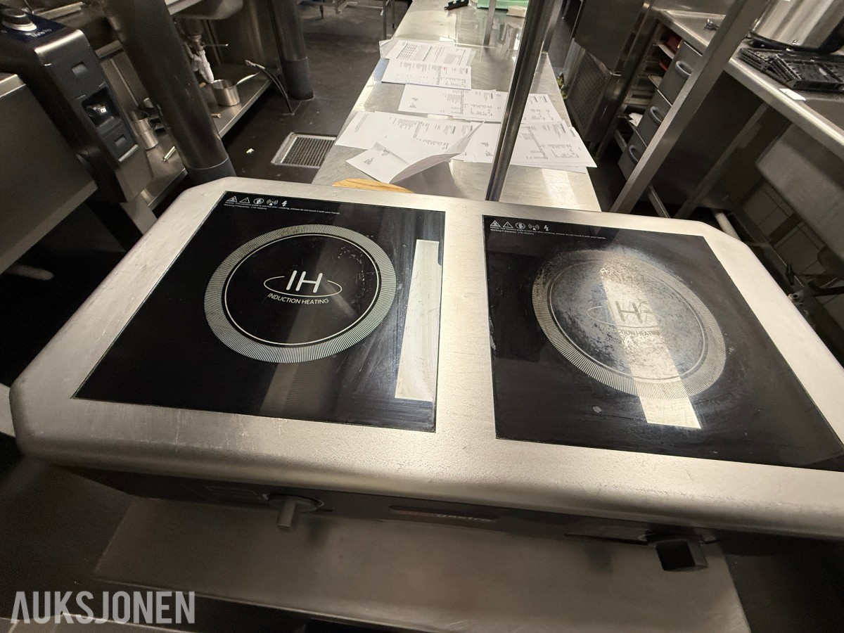 GGM Gastro dobbel induksjonsplate – 6 kW – 2025-modell