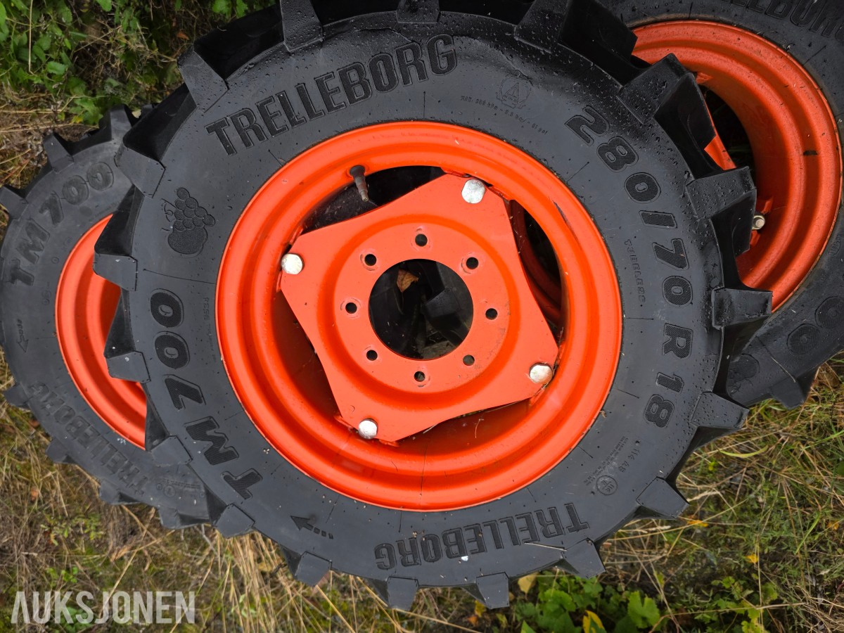 Trelleborg TM 700 framhjul 3 stk kubota 280/70 R18