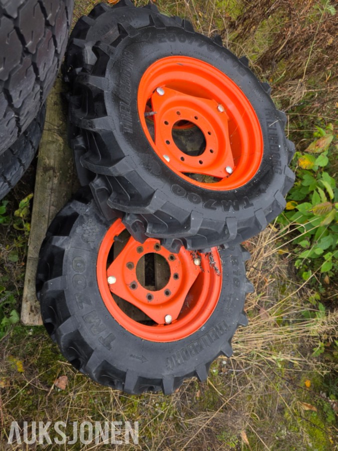 Trelleborg TM 700 framhjul 3 stk kubota 280/70 R18