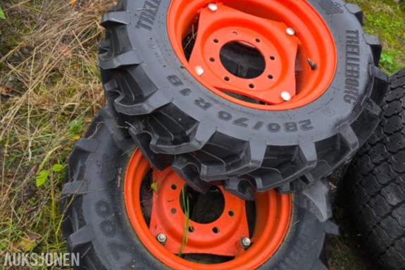 Trelleborg TM 700 framhjul 3 stk kubota 280/70 R18
