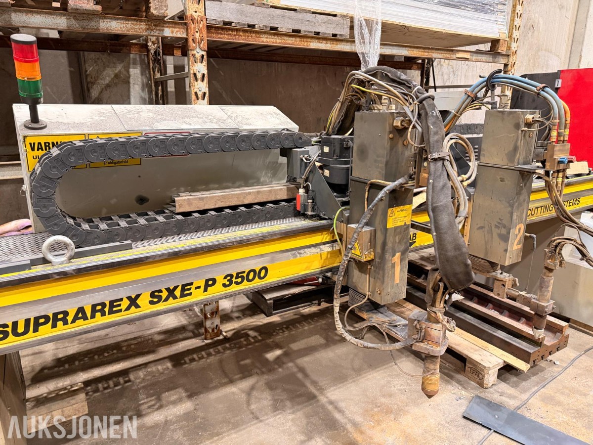 2009 ESAB SuprArex SXE-P 3500 plasmaskjæremaskin med Precision Plasmarc 201