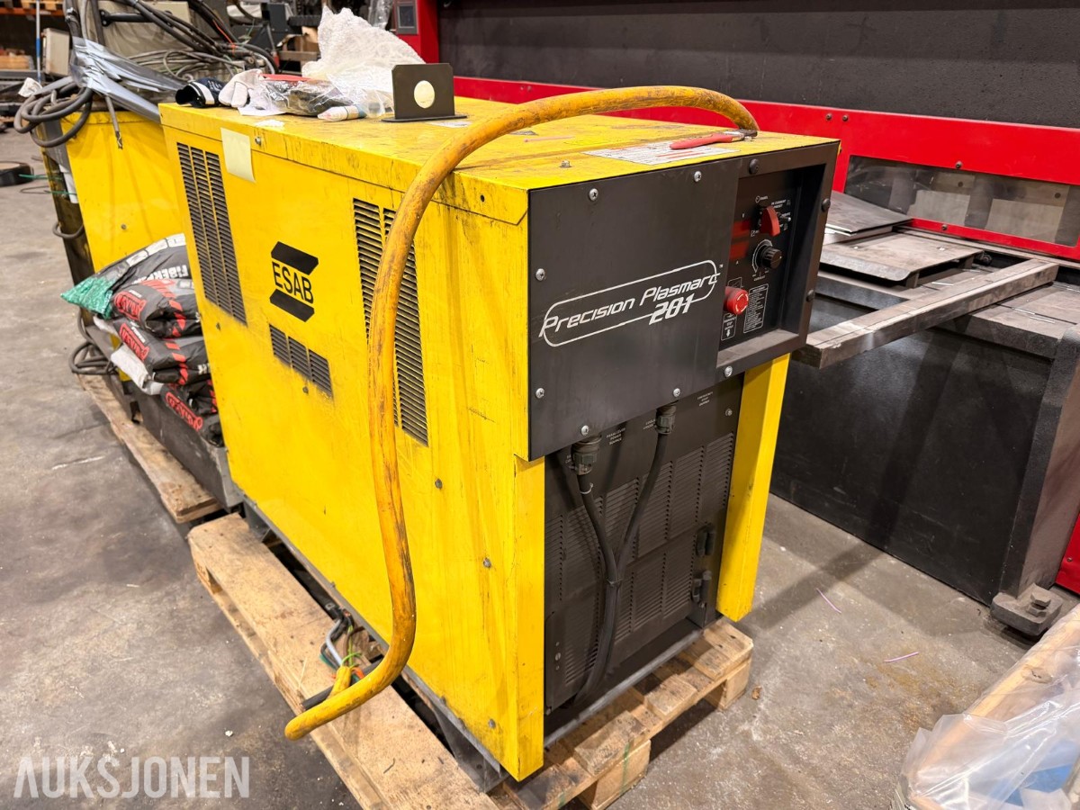 2009 ESAB SuprArex SXE-P 3500 plasmaskjæremaskin med Precision Plasmarc 201