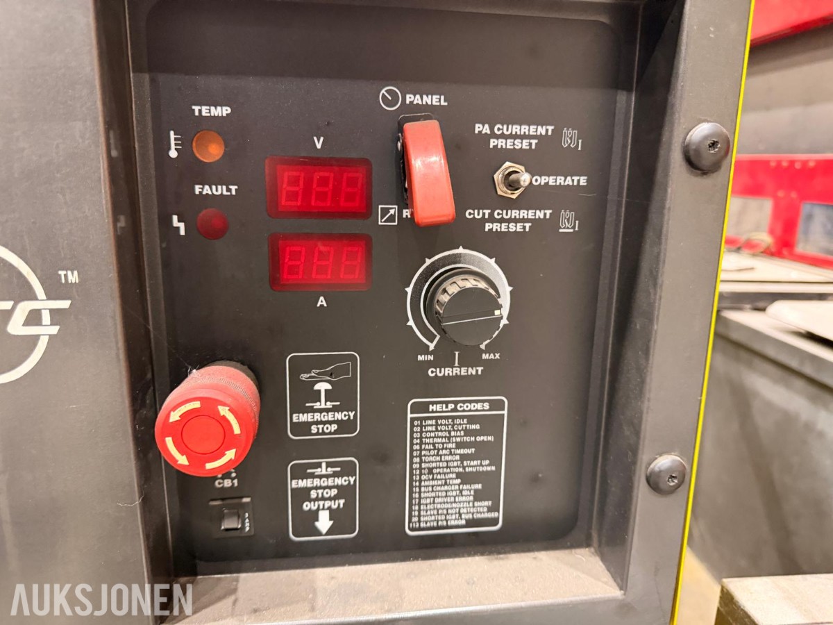 2009 ESAB SuprArex SXE-P 3500 plasmaskjæremaskin med Precision Plasmarc 201