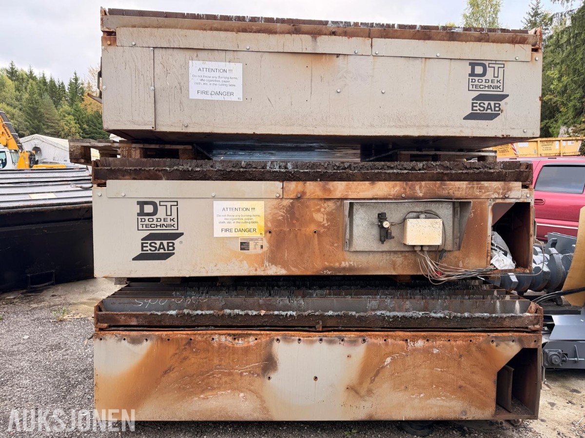 2009 ESAB SuprArex SXE-P 3500 plasmaskjæremaskin med Precision Plasmarc 201