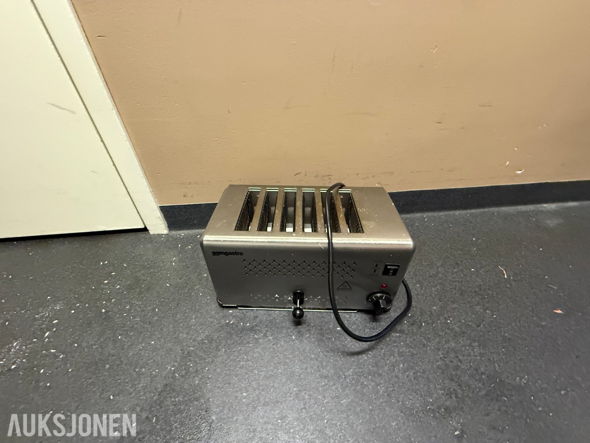 GGM Gastro 6-skivers brødrister – 2,5 kW