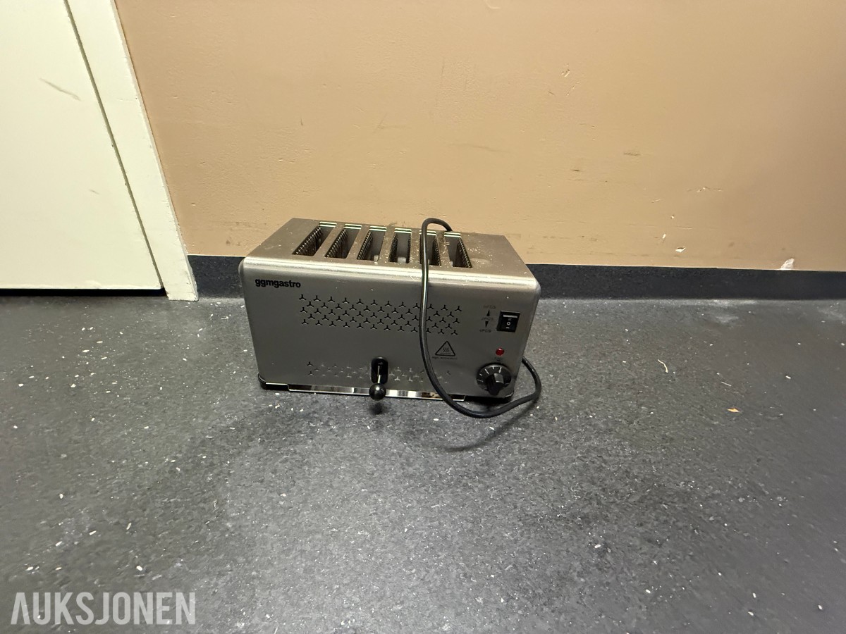 GGM Gastro 6-skivers brødrister – 2,5 kW