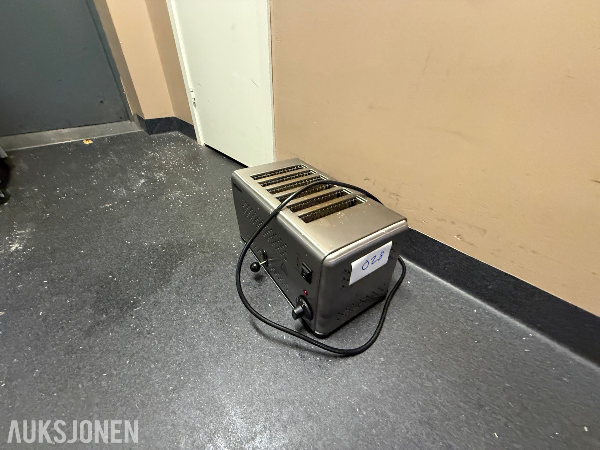 GGM Gastro 6-skivers brødrister – 2,5 kW