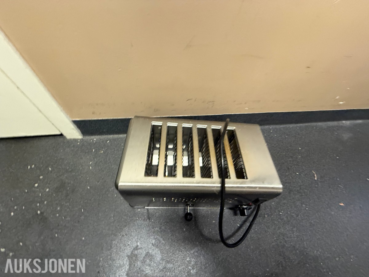 GGM Gastro 6-skivers brødrister – 2,5 kW