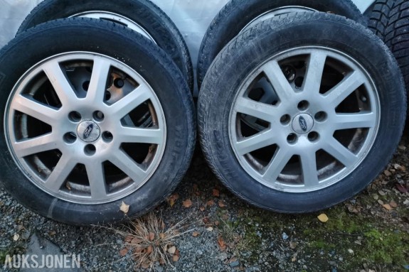 16 tommer Aluminium felger Ford - 205/55-16