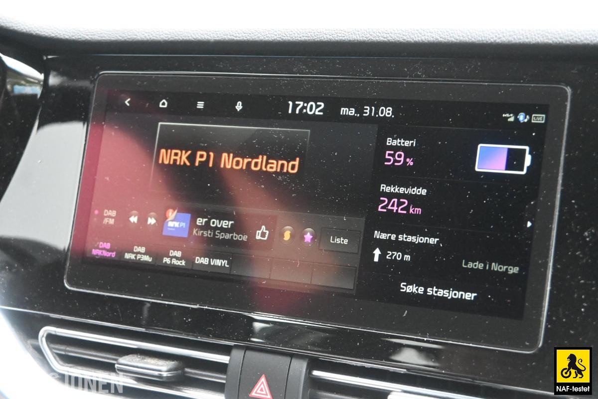 2020 KIA E-NIRO EXCLUSIVE 64KWT NORSK EN EIER NAF-TEST HISTORIKK