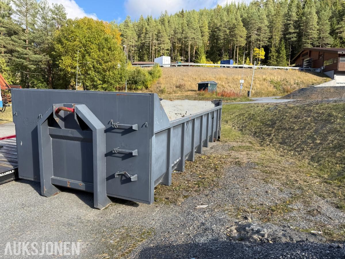Gruskasse til krokløft med baklem og spredelem