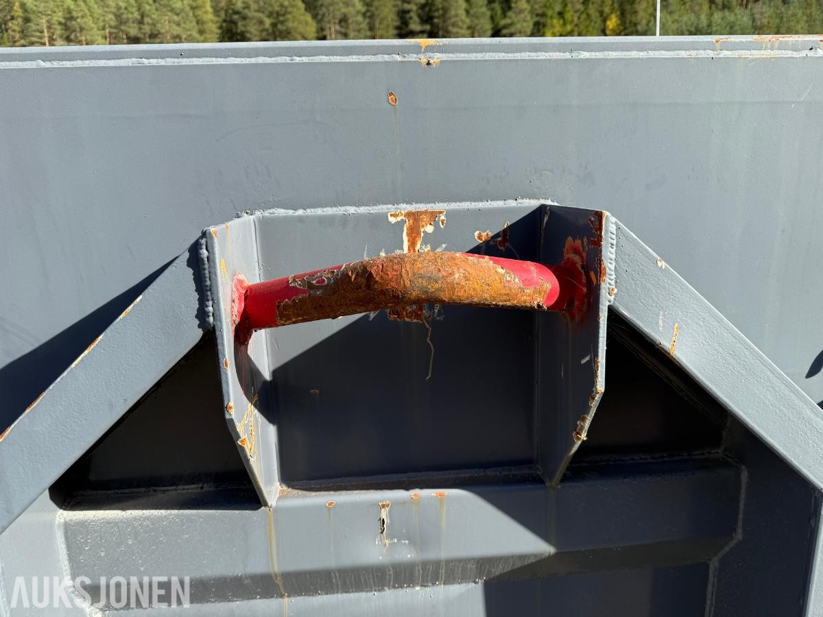 Gruskasse til krokløft med baklem og spredelem