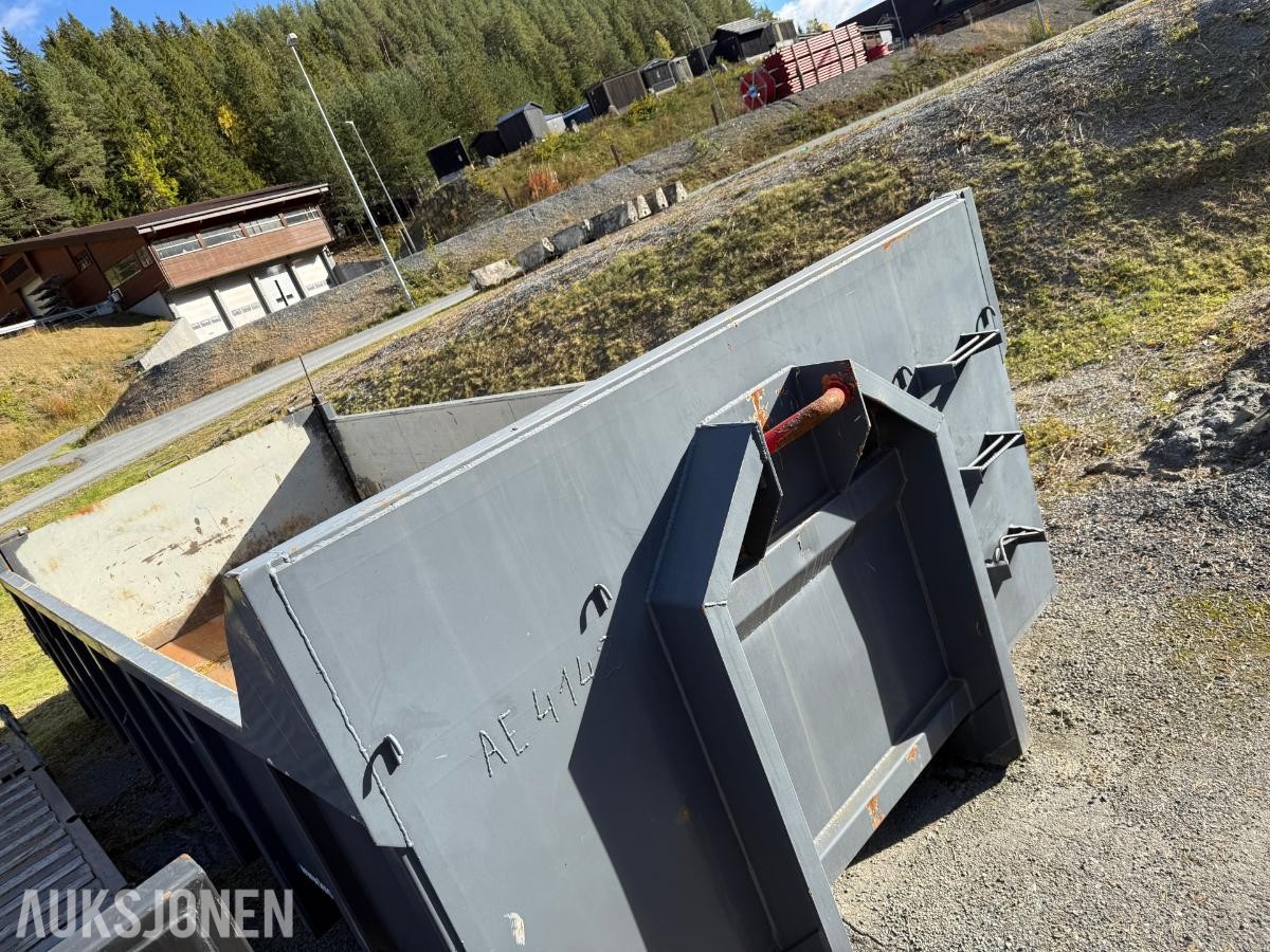 Gruskasse til krokløft med baklem og spredelem