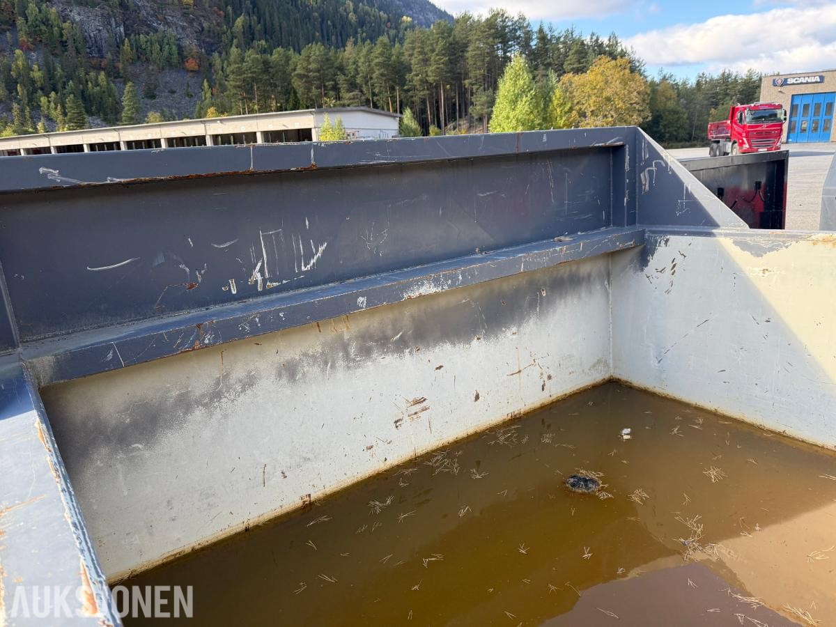 Gruskasse til krokløft med baklem og spredelem