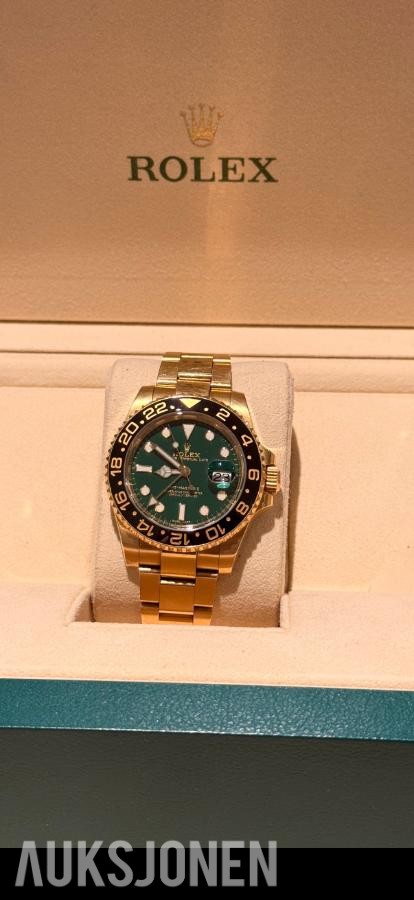 2017 ROLEX GMT-Master 18 Kt gult gull-Meget eksklusiv