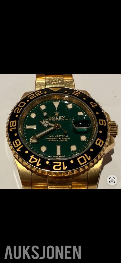 2017 ROLEX GMT-Master 18 Kt gult gull-Meget eksklusiv