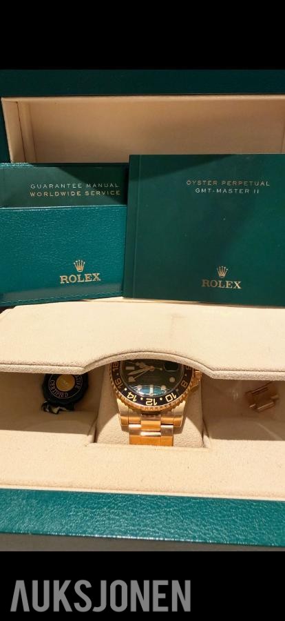 2017 ROLEX GMT-Master 18 Kt gult gull-Meget eksklusiv