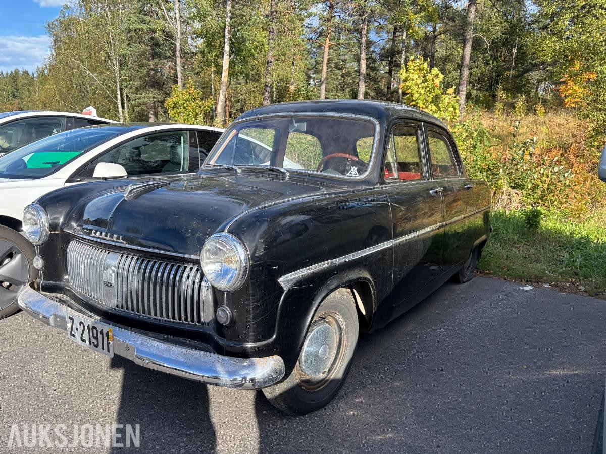 1955 FORD CONSUL ORIGINAL BIL MED HISTORIKK OG DOKUMENTASJON