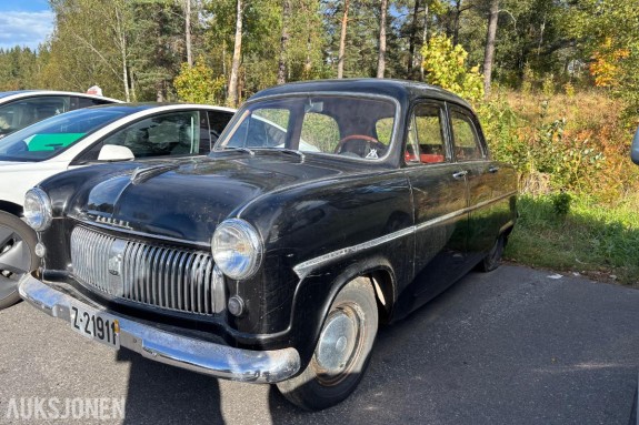 1955 FORD CONSUL ORIGINAL BIL MED HISTORIKK OG DOKUMENTASJON