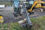2016 Volvo EC20D Minigraver m/Justerbart understell og 2skuffer
