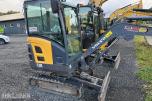 2016 Volvo EC20D Minigraver m/Justerbart understell og 2skuffer