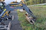 2016 Volvo EC20D Minigraver m/Justerbart understell og 2skuffer
