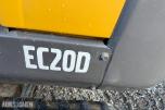 2016 Volvo EC20D Minigraver m/Justerbart understell og 2skuffer