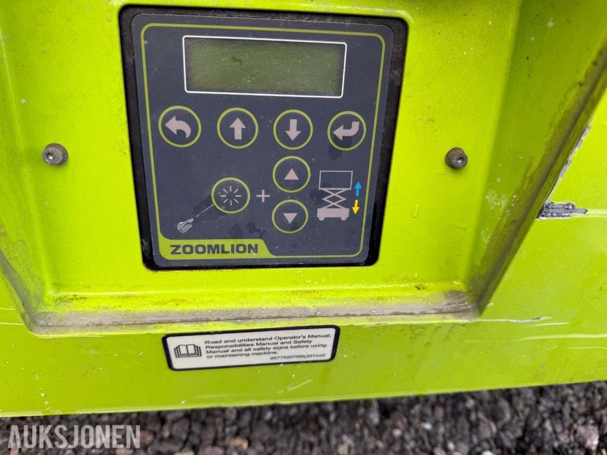 Zoomlion ZS 1012DC Sakselift 11,8m arbeidshøyde Kun 75 timer