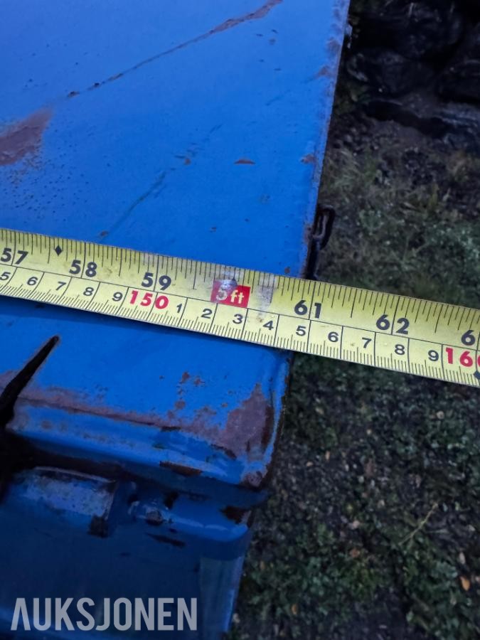 Tippcontainer for truck 1500x2100 mm med lokk