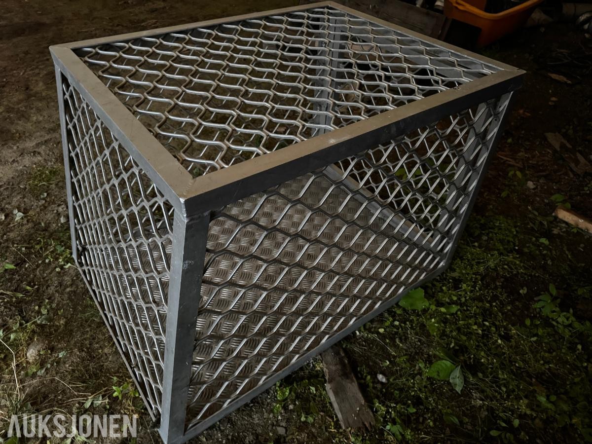 Kraftig og lett hundebur i aluminium i aluminium