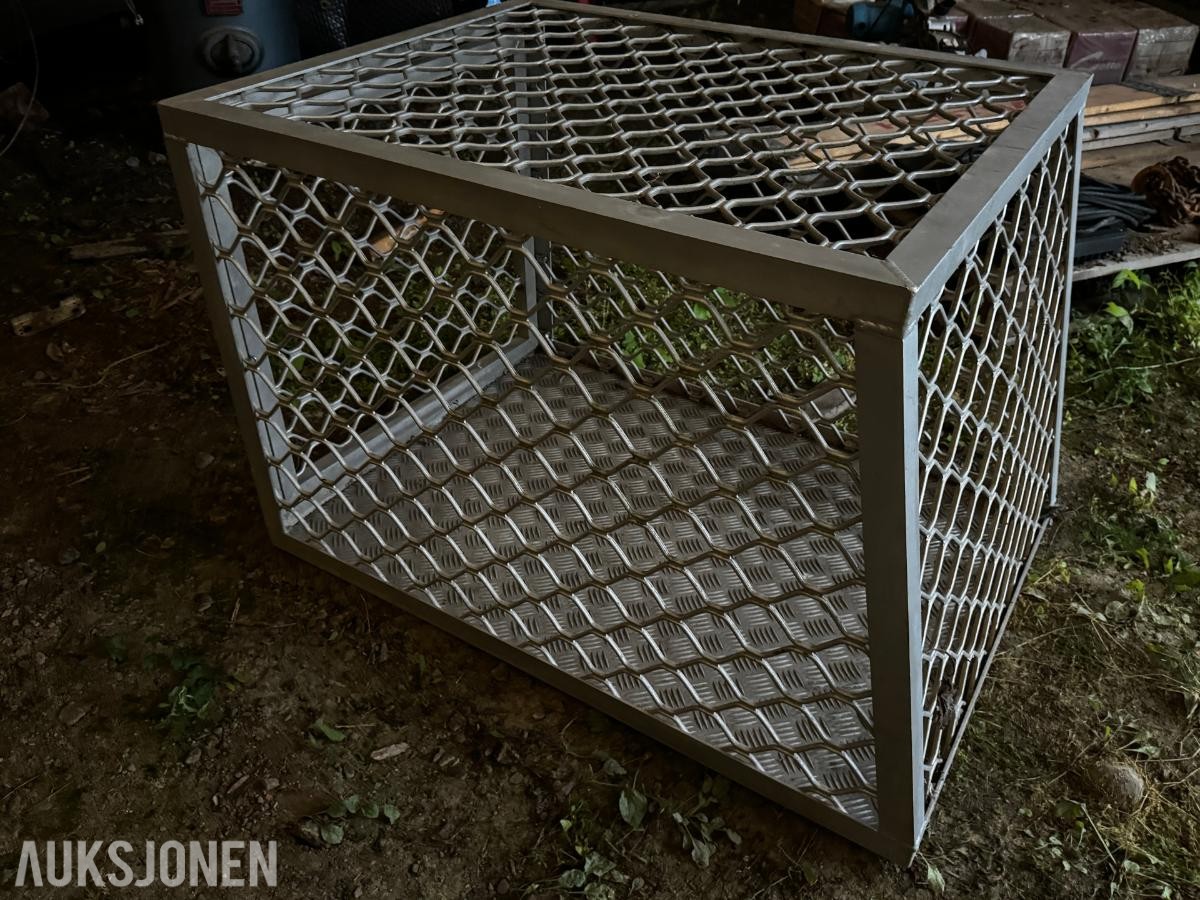 Kraftig og lett hundebur i aluminium i aluminium