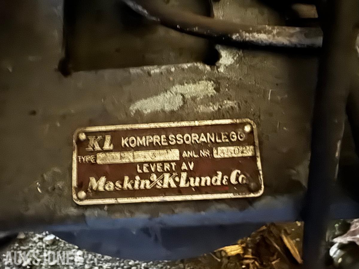 1972 KL Kompressor 10 bar med lufttørke