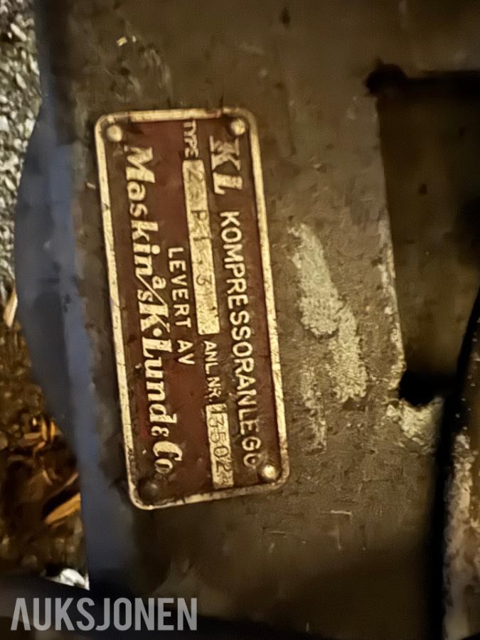 1972 KL Kompressor 10 bar med lufttørke