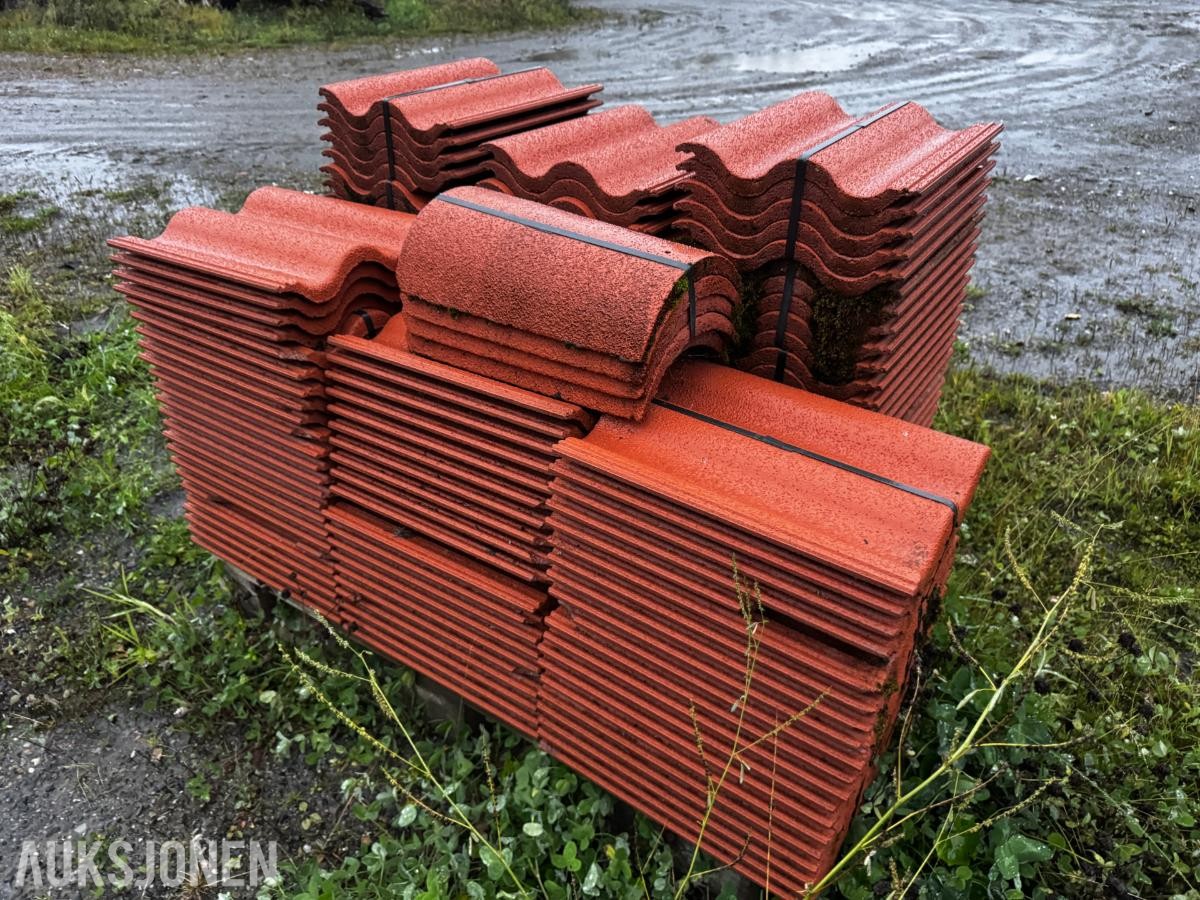 Takstein rød rød