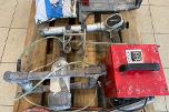 Montolit fliskutter, Eibenstock blandemaskin, Panasonic fugemassepistol og varmevifte