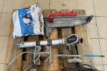 Montolit fliskutter, Eibenstock blandemaskin, Panasonic fugemassepistol og varmevifte