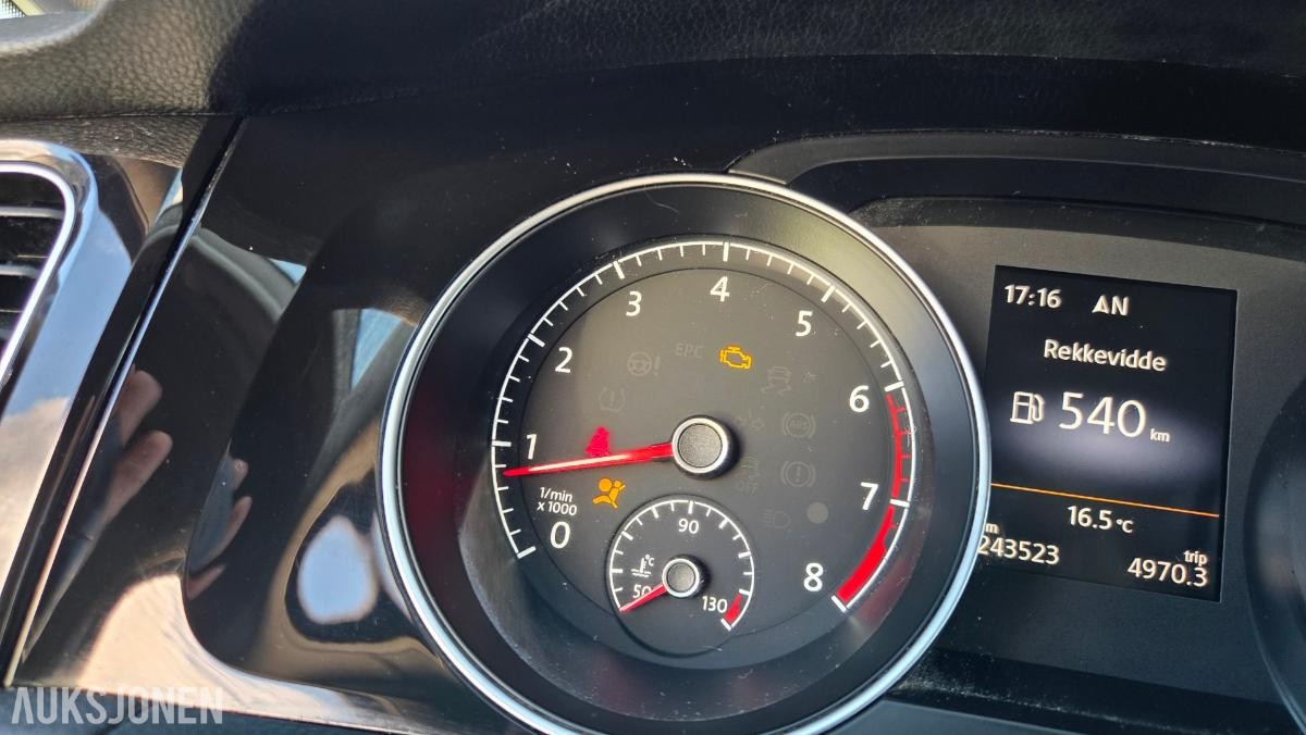 2014 Volkswagen GOLF 1.4-122 Rep objekt , 243000km
